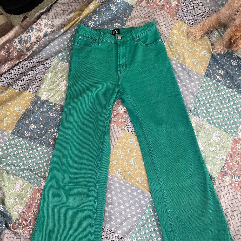 BDG Green Jeans Size 26